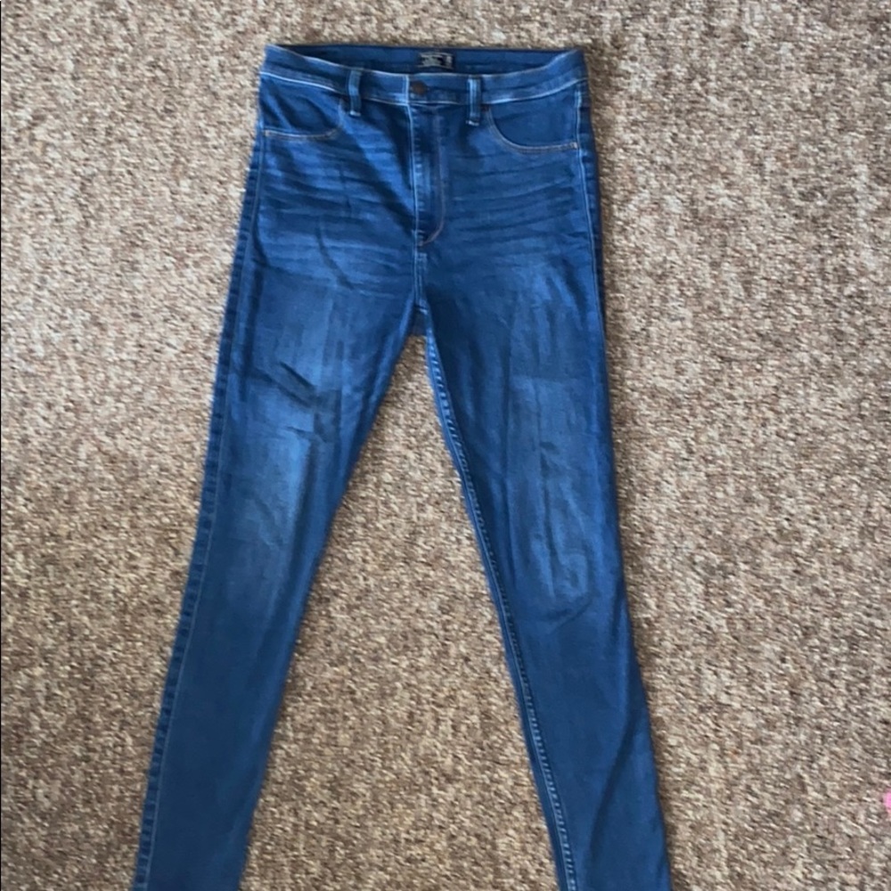 Abercrombie & Fitch ultra high-rise jean leggings